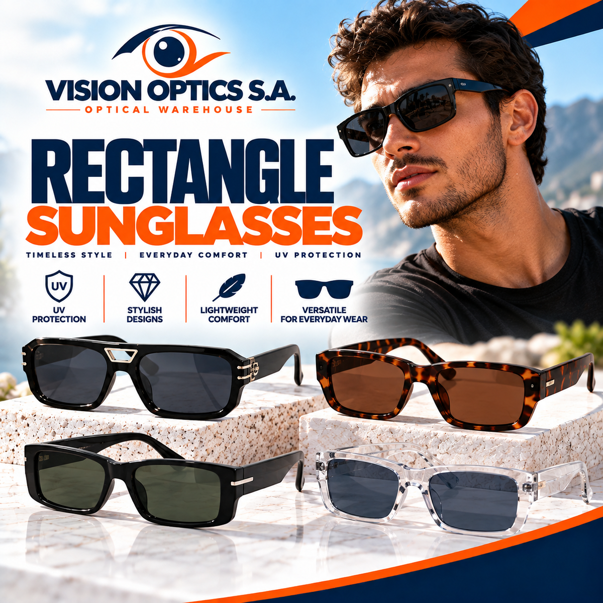 Rectangle Sunglasses