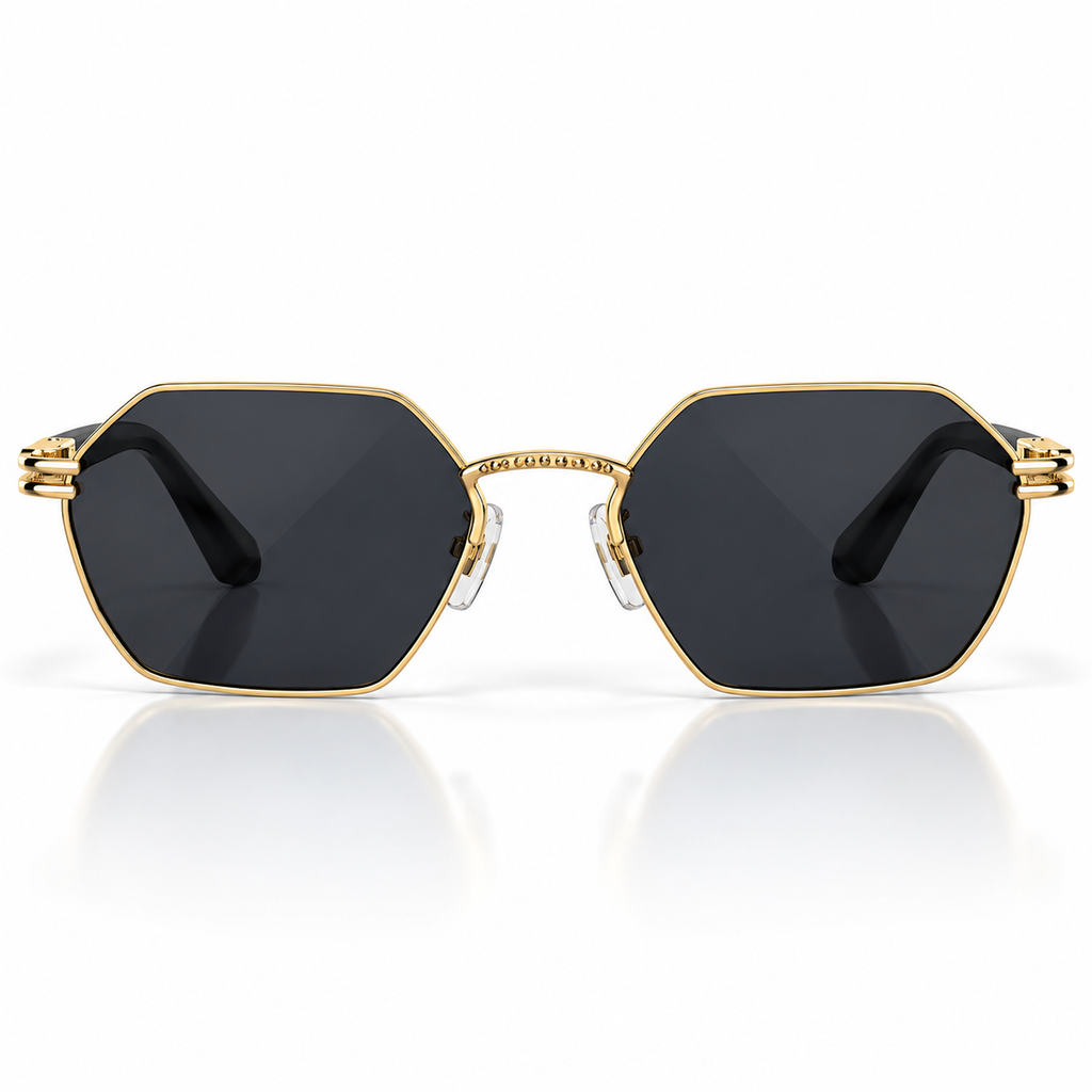 Chrome Hearts Instakilo Black & Gold Sunglasses