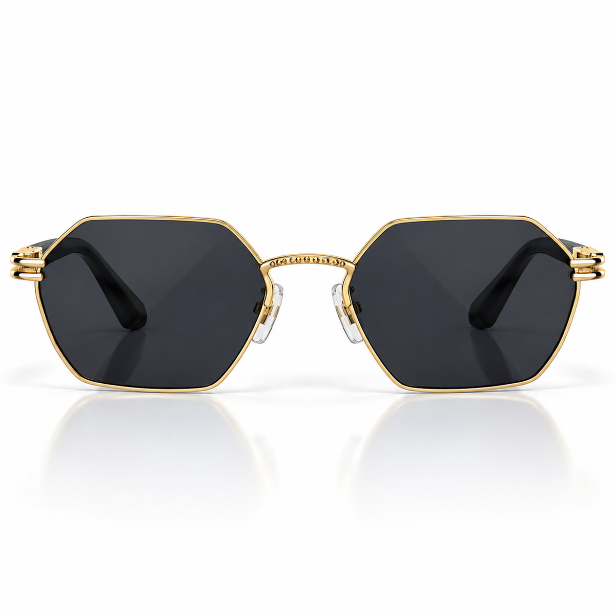Chrome Hearts Instakilo Black & Gold Sunglasses