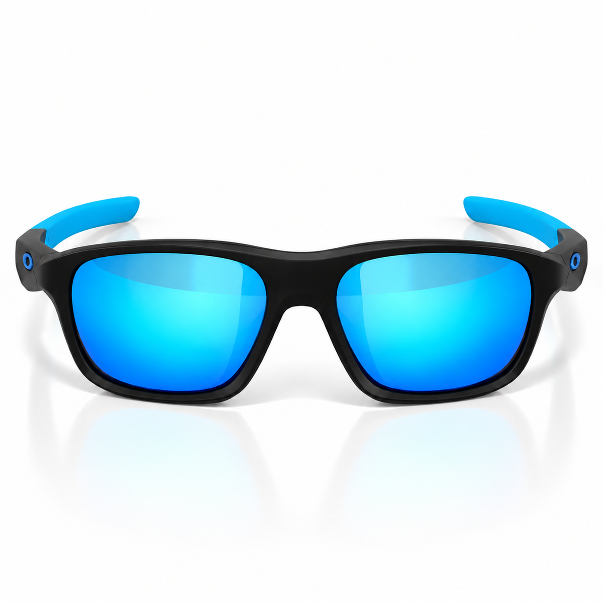 Oakley Sport Sunglasses – Black & Blue Mirrored