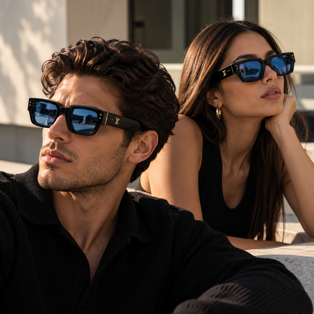 Louis Vuitton LV Clash Square Large Z2125E Sunglasses – Black & Blue
