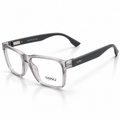 ONNÜ 211 Unbreakable Rectangular Eyeglasses – Clear & Grey