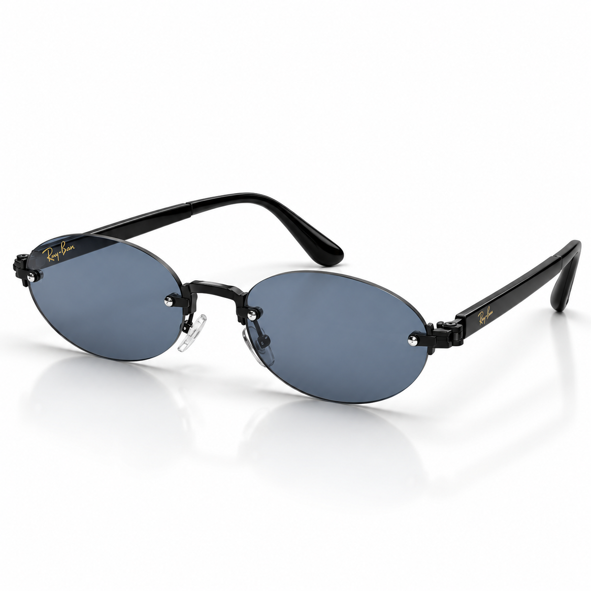 Ray-Ban RB3929 By A$AP Rocky Rimless Oval Sunglasses