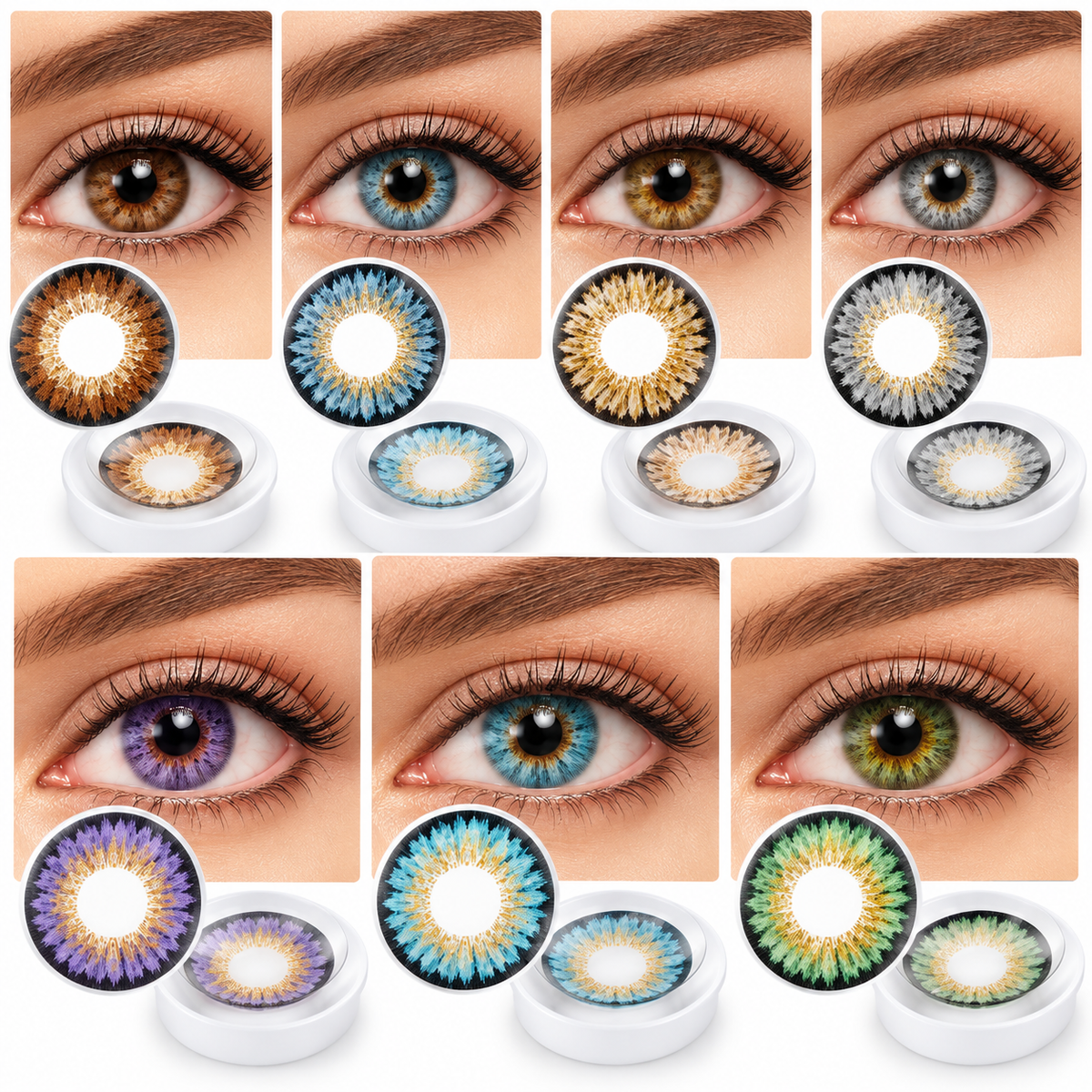 Polylite 38 Yearly Colour Contact Lenses