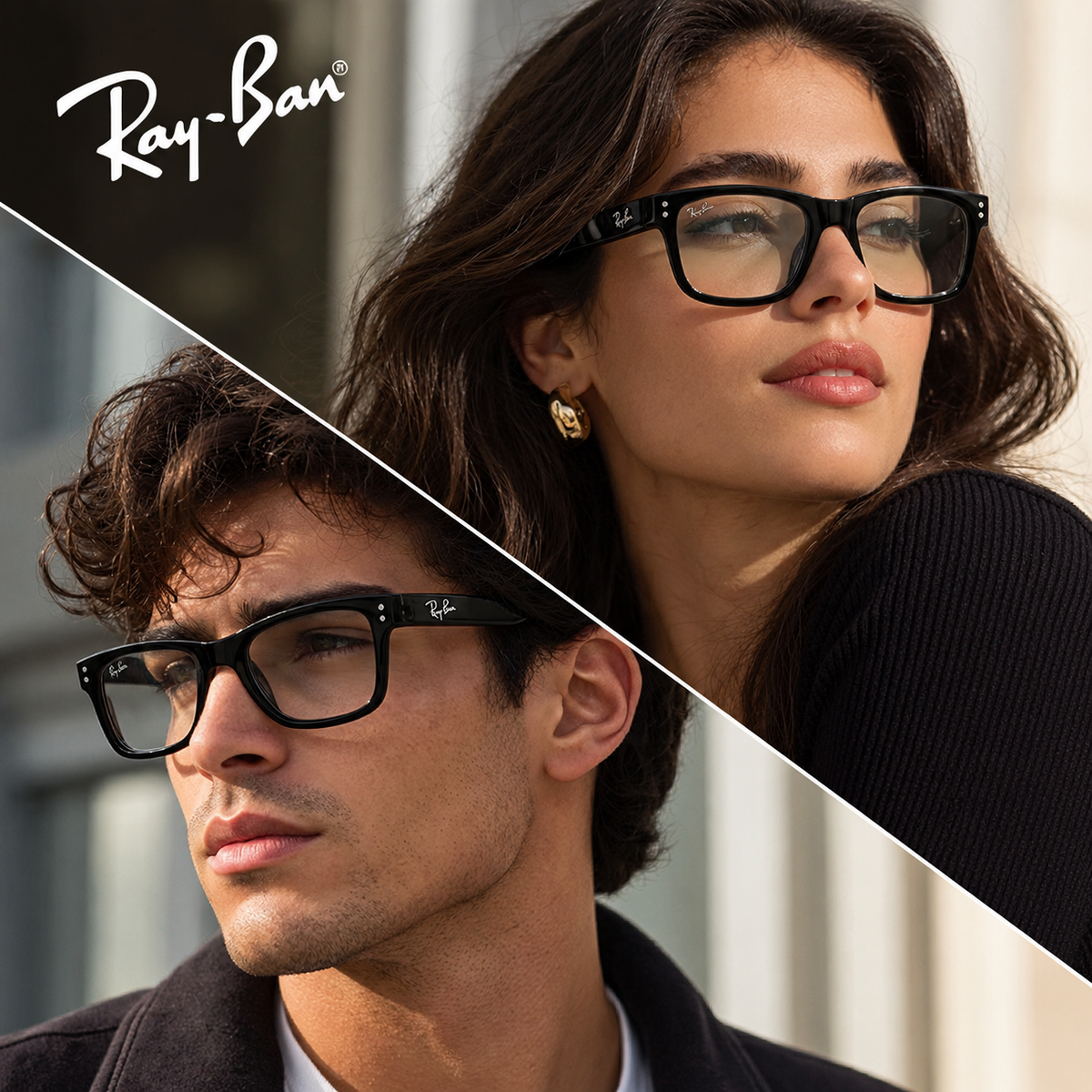 Ray-Ban RB7228 Square Eyeglasses – Black