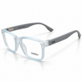 ONNÜ 210 Unbreakable Rectangular Eyeglasses – Icy Blue & Grey